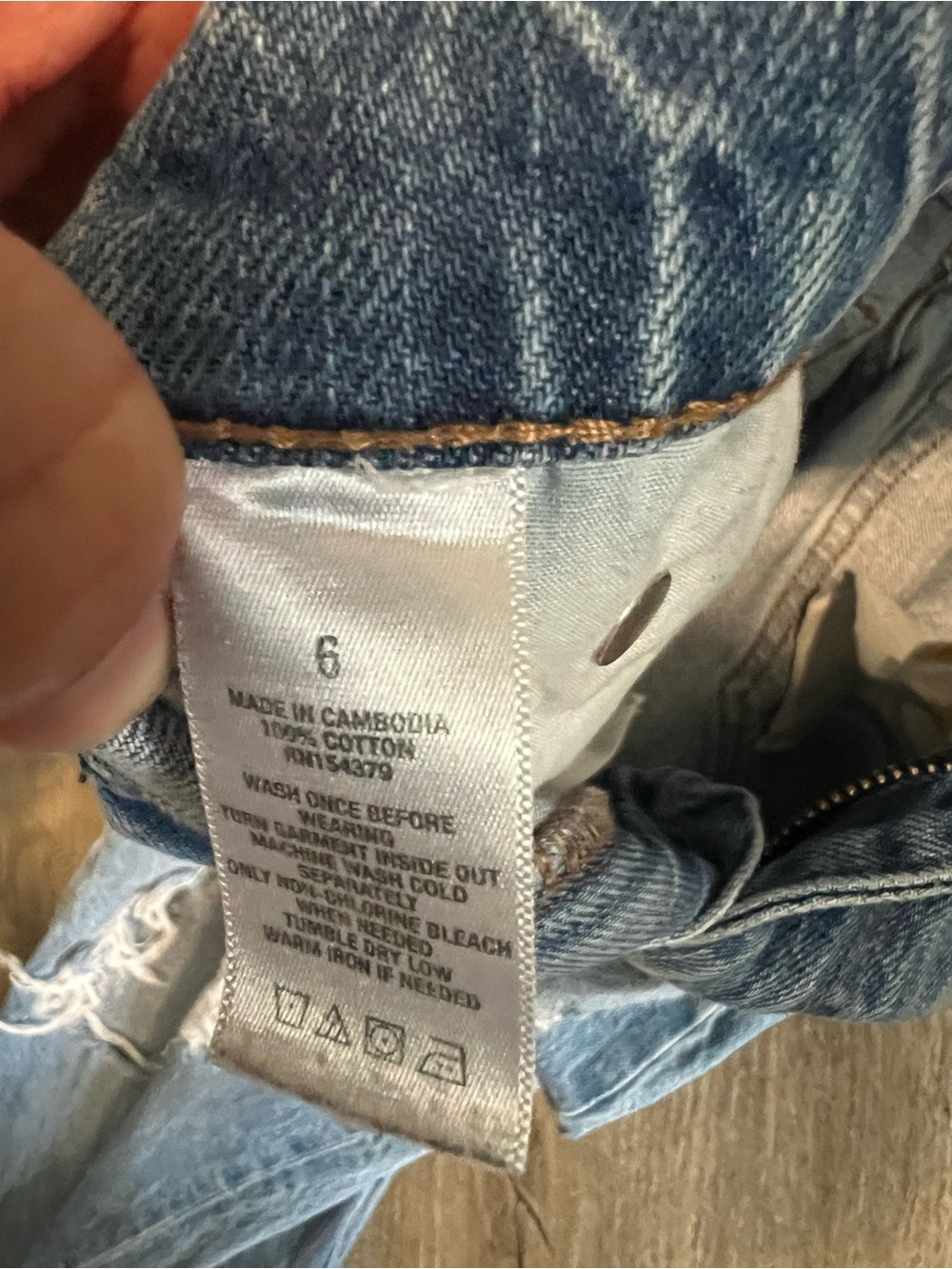 Light Wash Denim Jeans - Blue